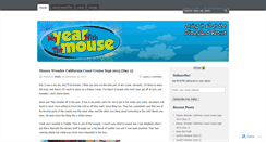 Desktop Screenshot of myyearwiththemouse.com